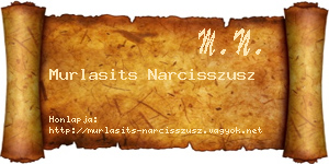 Murlasits Narcisszusz névjegykártya